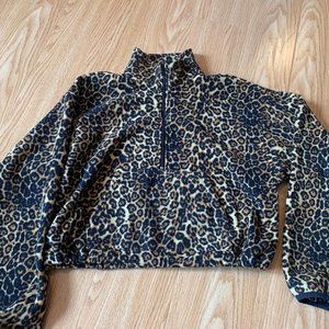 TNA Leopard Print Fleece